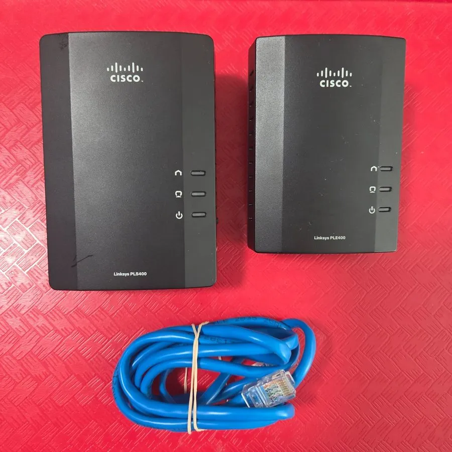 Объектив CISCO Linksys Powerline Ethernet Extender Set of 2- PLS400/PLE400 4 Lan