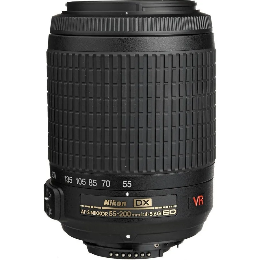 Объектив Nikon AF-S DX NIKKOR 55-200mm f/4-5.6G ED VR IF Nikon F 52mm HB-37