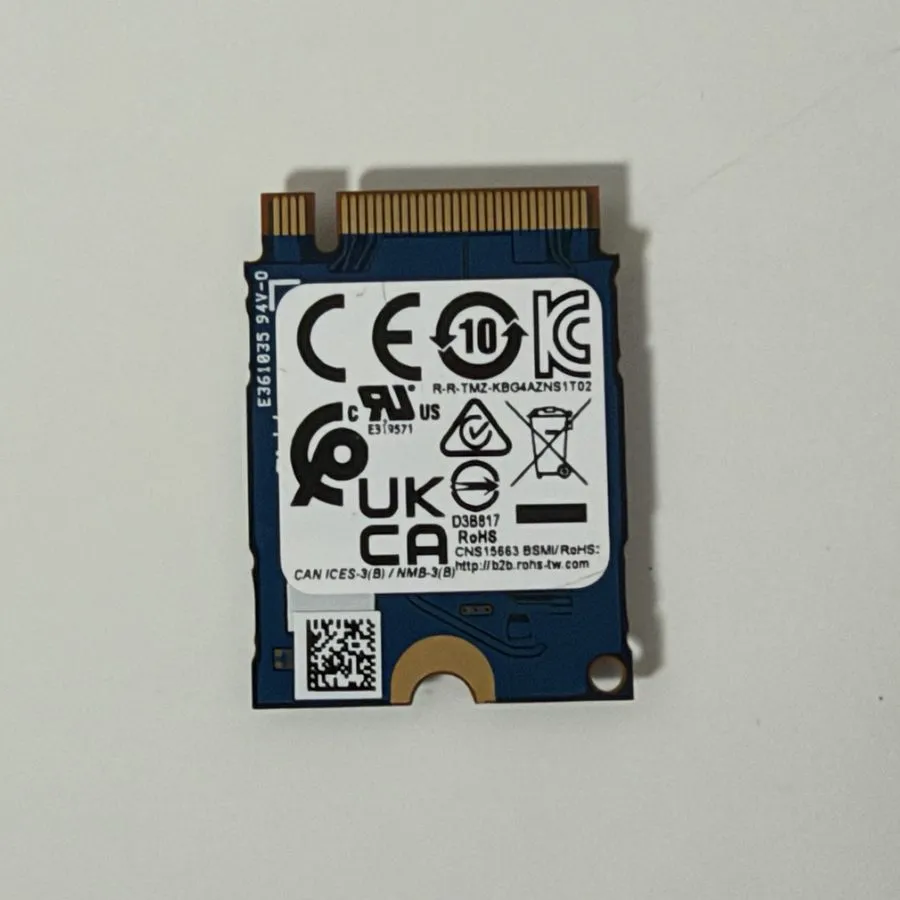 SSD-накопитель 512GB NVMe SSD M.2 2230 KIOXIA BG4 KBG40ZNS512G PCIe Gen3 Excelle