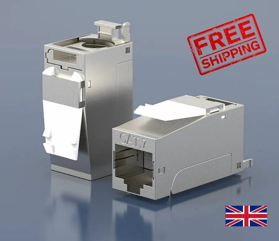 Модуль Keystone LinkWyLAN RJ45 Keystone CAT5/6/7/8 Shielded Module Network up to — фото лота 2
