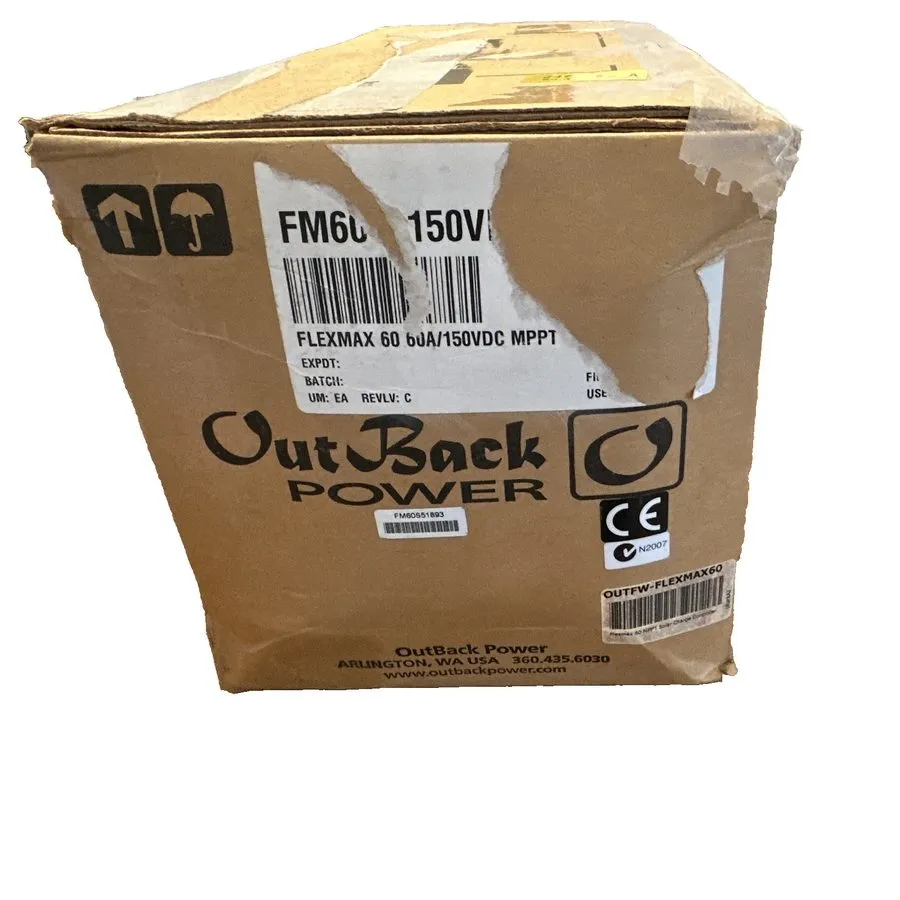 Аккумулятор OutBack Power FLEXmax 60 MPPT Solar Charge Controller 60A 150VDC FM6 — фото лота 2