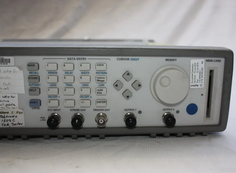 Тестер Agilent 81104A : 80 MHz Pulse-/ Pattern Generator, AS-IS — фото лота 2