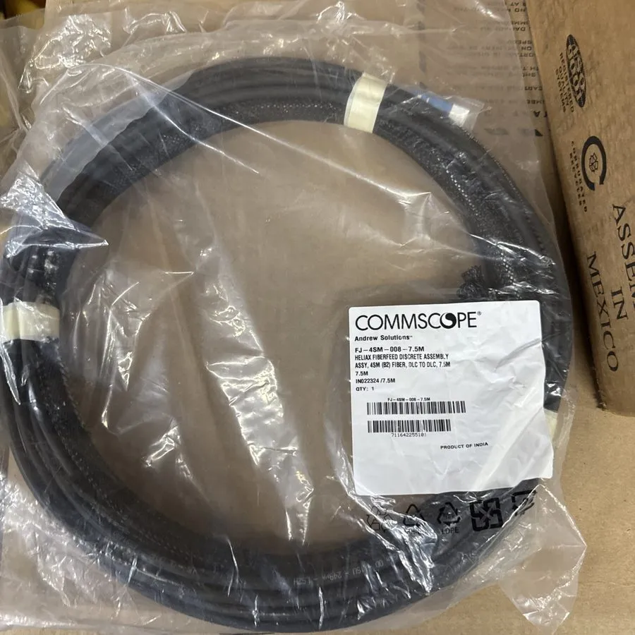 Кабель Commscope FJ-4SM-008-7.5M Heliax Fiberfeed Discrete Cable 7.5m (r4) — фото лота 1