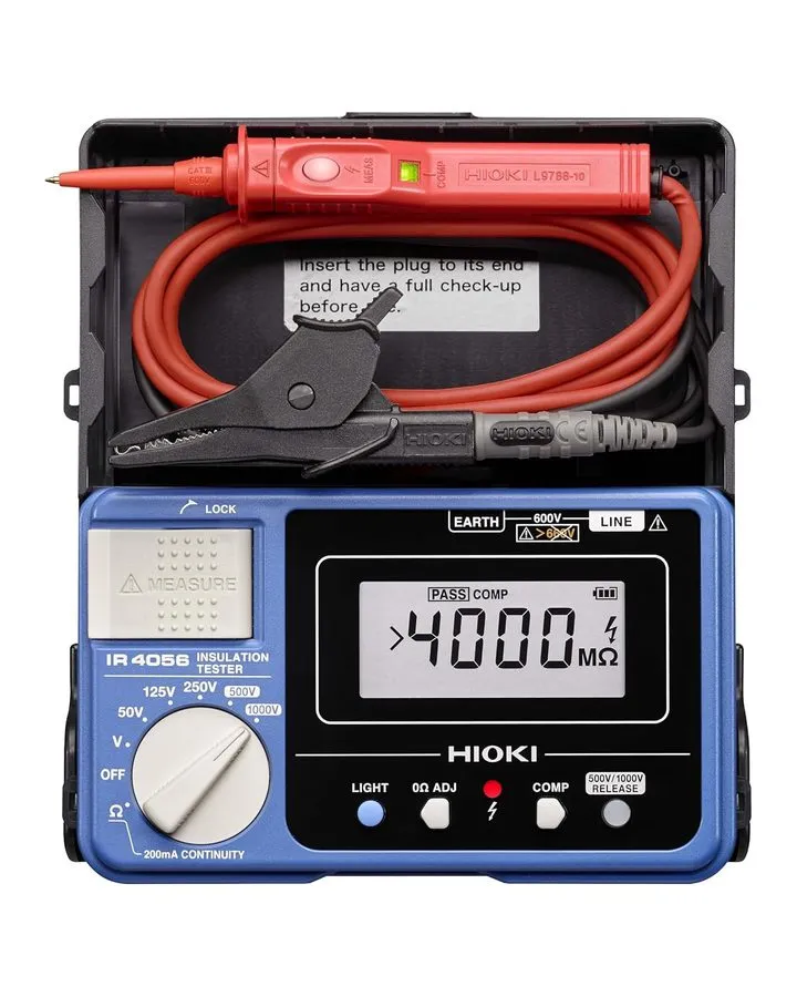 Тестер HIOKI Insulation Tester IR4056 14.72711 cc, Blue — фото лота 2