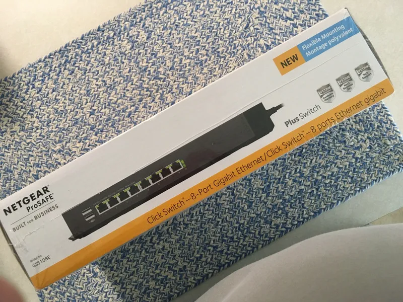 Коммутатор Netgear ProSafe GSS108E 8-Port Gigabit Managed Network Switch