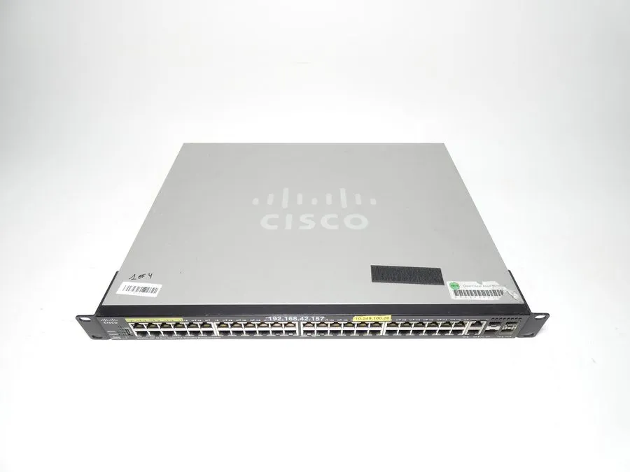Коммутатор Cisco SG350X-48P 48-Port Gigabit PoE+ Stackable Managed Switch