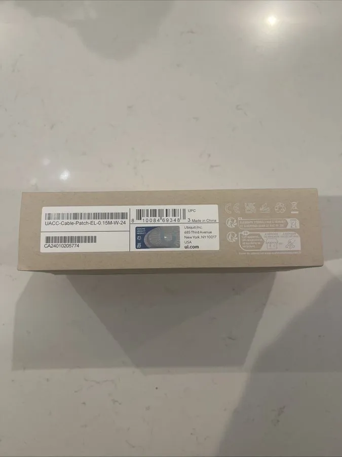 Кабель Ubiquiti UACC-Cable-Patch-EL-0.15M-W-24 UniFi Etherlighting Cat6 Cable — фото лота 1