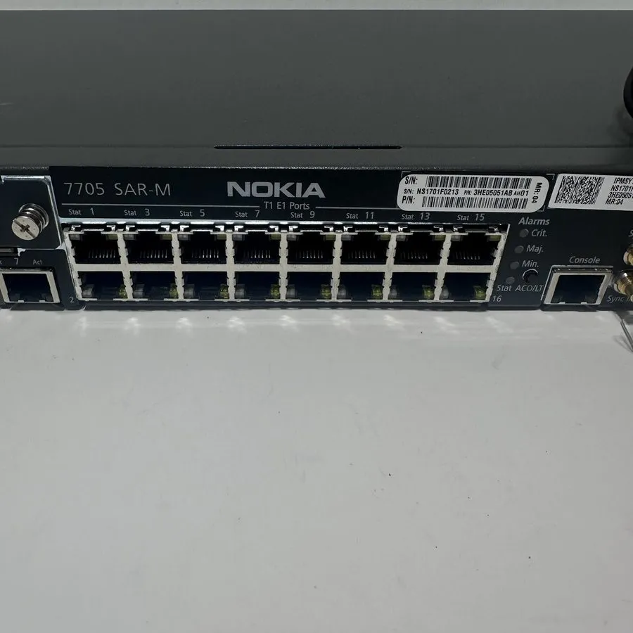 Маршрутизатор Alcatel Lucent 7705 SAR-M Service Aggregation Router T1/E1 P/N: 3H — фото лота 1