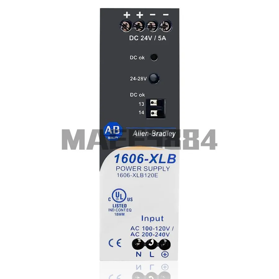 Блок питания Allen-Bradley1606-XLB120E Power Supply100-240Vac input,24Vdc, 120Wa