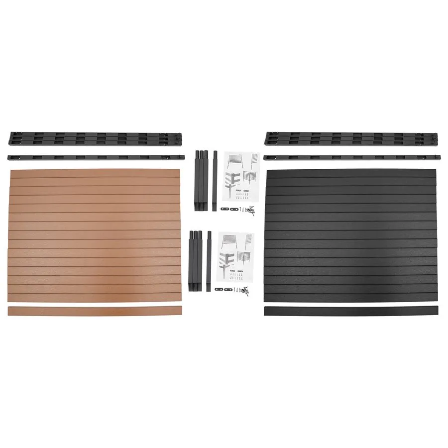 Кондиционер 2-Panel Air Conditioner Fence Outdoor Rectangular Privacy Fence Pane