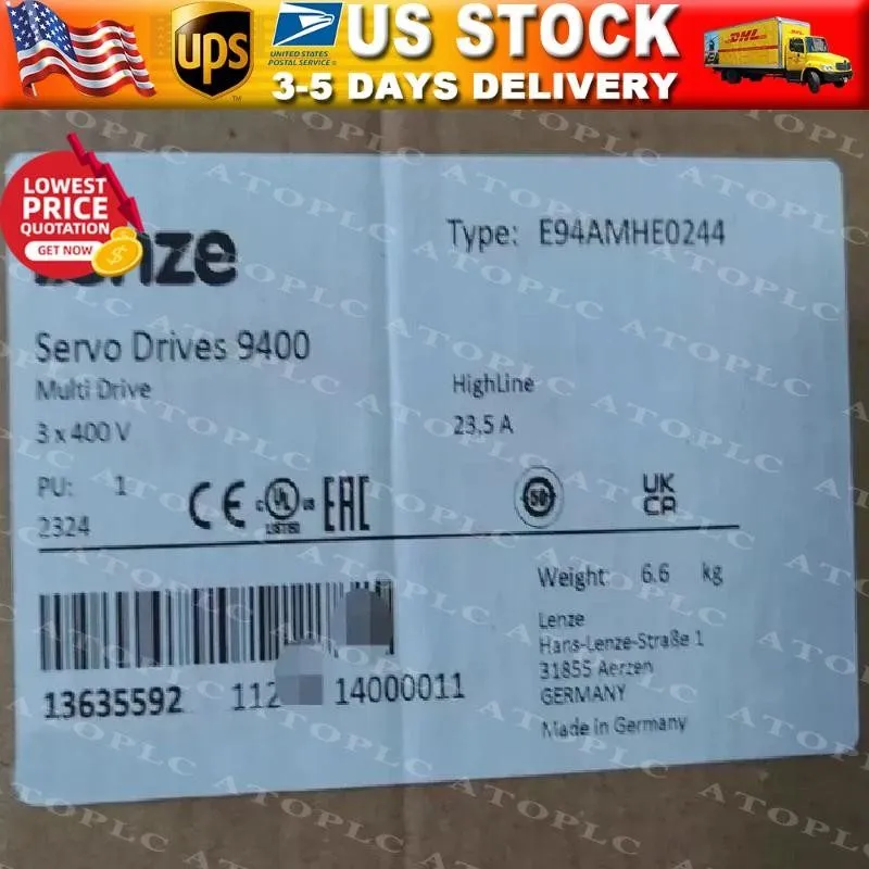 Сервопривод E94AMHE0244 LENZE E94AMHEO244 Servo Drive
