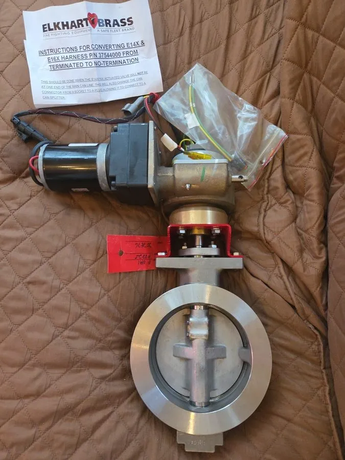 Клапан Jamesbury, Wafer Sphere, 6" Butterfly Valve, 815W1736HBTT, With Motor, Fi — фото лота 1