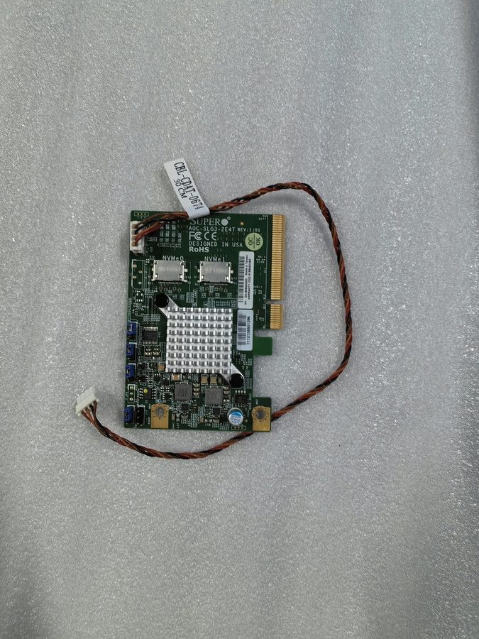 Кабель Supermicro AOC-SLG3-2E4T dual-Port Gen-3 Internal NVMe Host Bus Adapter