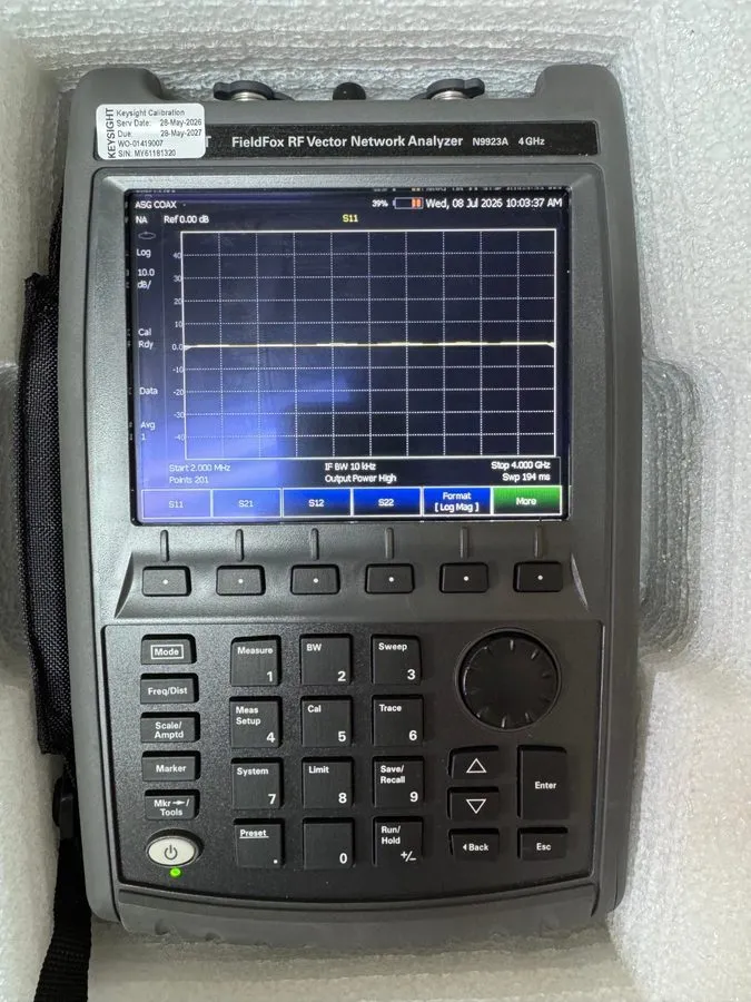 Анализатор цепей Keysight/ AGILENT N9923A FIELDFOX RF VECTOR NETWORK ANALYZER 6G — фото лота 1