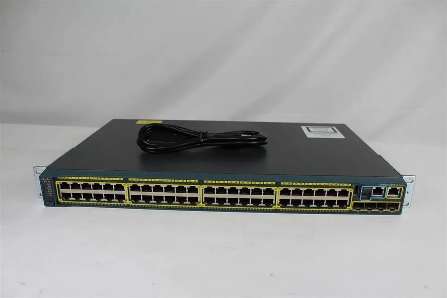 Коммутатор Cisco Catalyst 2960-S 48 port Gigabit Switch PoE+ 370W WS-C2960S-48LP