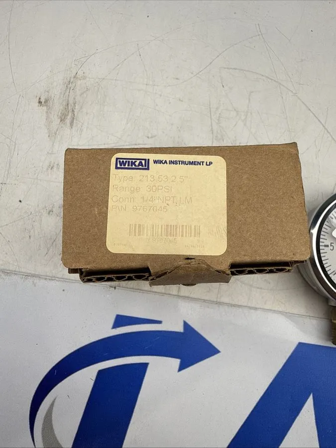 Трубопроводная арматура Wika 9767126 Pressure Gauge Type 213.53 2.5" Stainless S