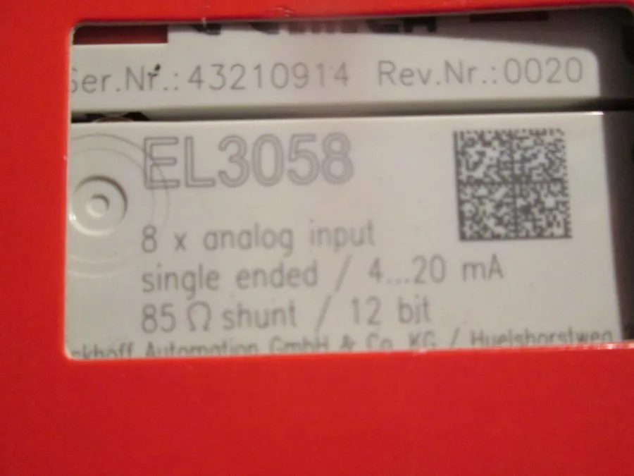 Модуль ввода-вывода EL3058 Beckhoff EtherCat Terminal