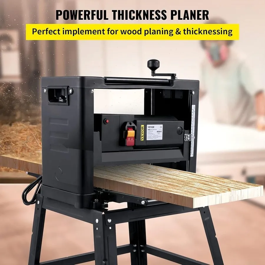 Электродвигатель Uimoso 13-Inch Thickness Planer, 2000W 15-Amp Motor, Two-Blade — фото лота 2