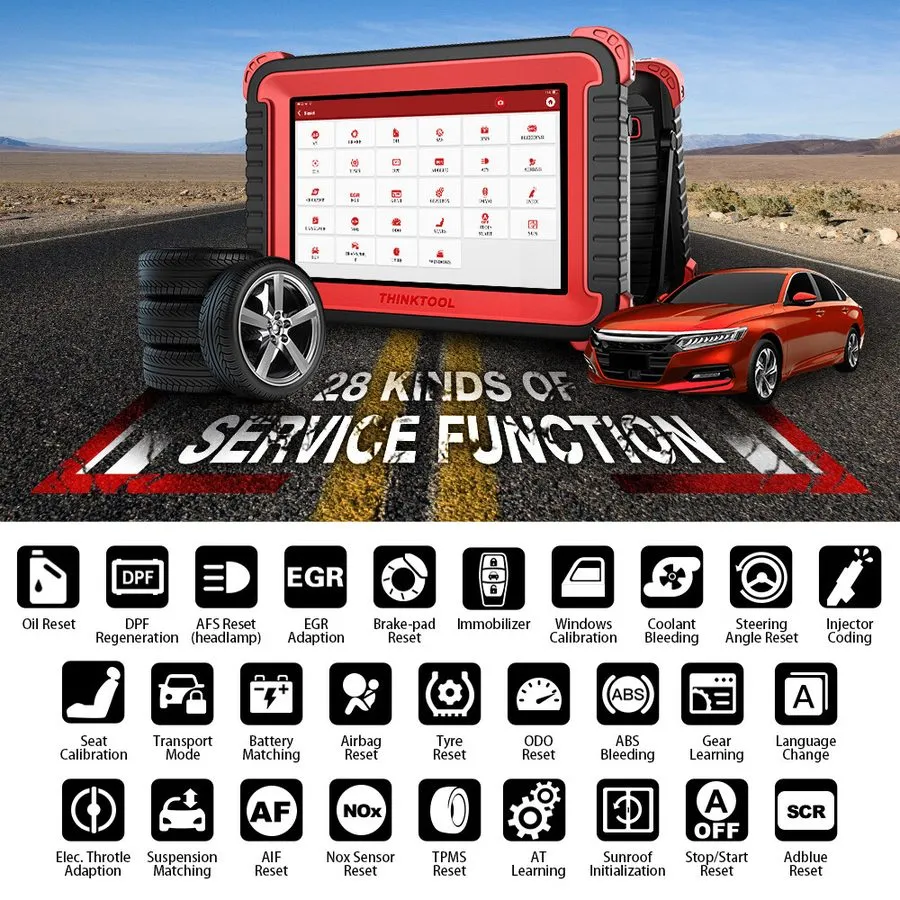 Диагностический сканер 2025Thinkcar THINKTOOL PRO OBD2 Scanner Bidirectional Dia — фото лота 1