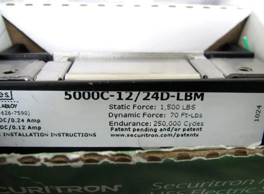 Оборудование видеонаблюдения Assa Abloy HES 5000C-12/24D-LBM Electric Strike Com