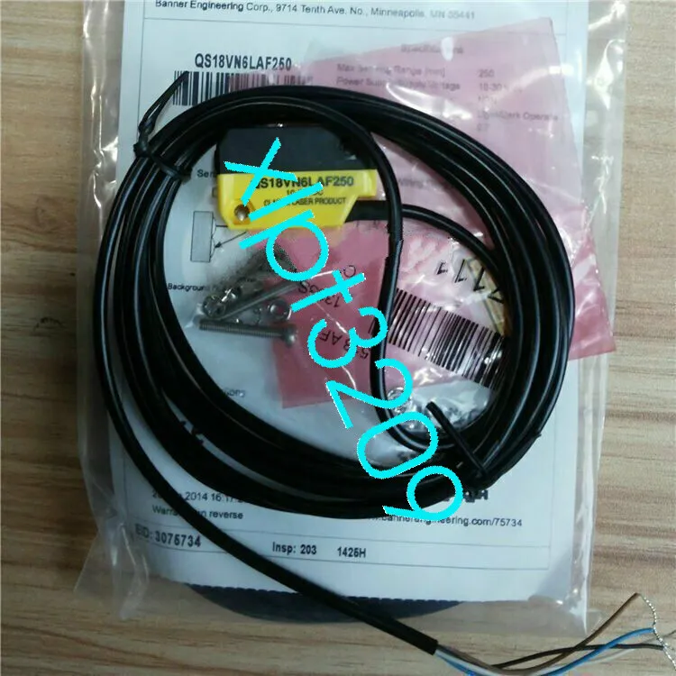 Фотоэлектрический датчик Banner QS18VN6LAF250 Photoelectric sensor 75734