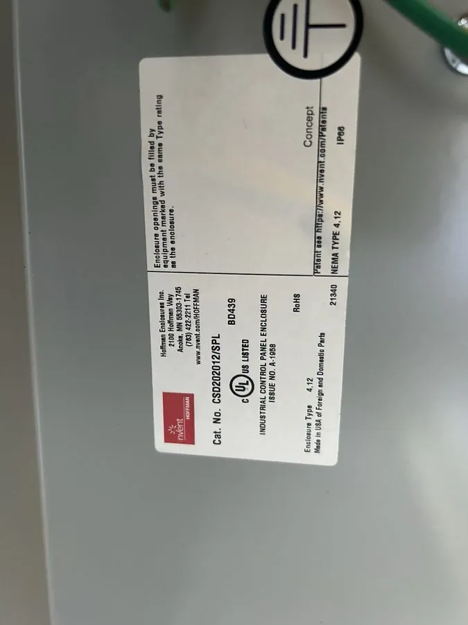 Монтажный шкаф Hoffman Electrical Enclosure BD439 CSD202012 HC