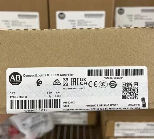 ПЛК AUTHENTIC 2023 SEALED Allen-Bradley 1769-L33ER CompactLogix