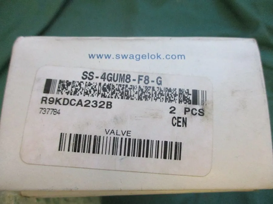 Клапан Swagelok Ss-4gum8-f8-g 1/2" Fnpt X 1/2" Mnpt Needle Valve 1 Qty