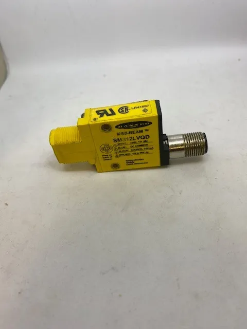 Фотоэлектрический датчик Banner SM312LVQD Photoelectric Sensor Retro 5M 10-30VDC — фото лота 2
