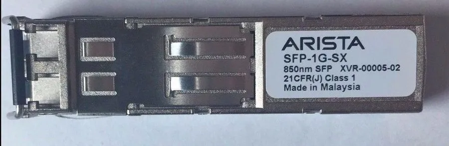 Трансивер Arista SFP-1G-SX 1GE-SX XVR-00005-02 850nm 500m over MMF transceiver