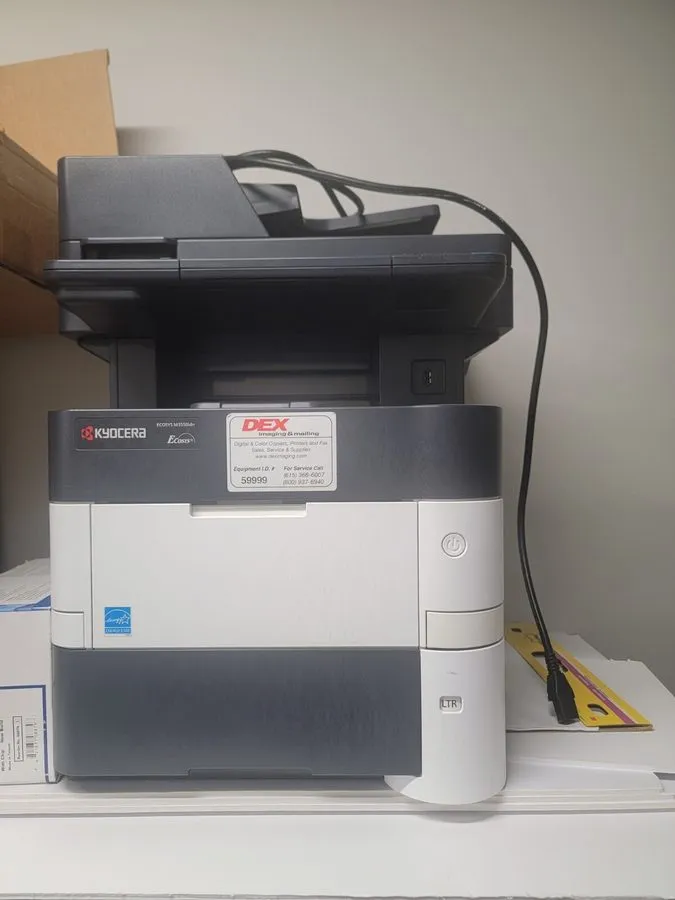 Принтер Kyocera ECOSYS M3550idn Laser All-In-One Printer B&W Copier Scanner Fax