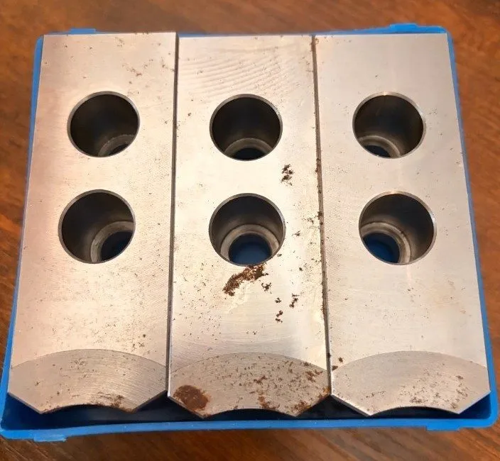 Режущий инструмент 3 x SAM CHULLY HAAS LATHE CHUCK JAWS, SB10B1, in BOX — фото лота 1