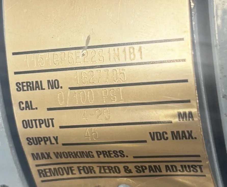 Датчик давления Rosemount 1151GP6E22S1N1B1 Gauge Pressure Transmitter 4-20mA w/  — фото лота 1
