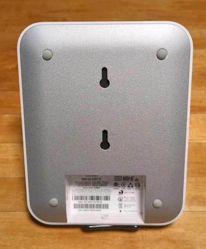 Точка доступа Wi-Fi CISCO MERAKI MR18-HW 802.11N POE CLOUD MANAGED WIFI ACCESS P — фото лота 2