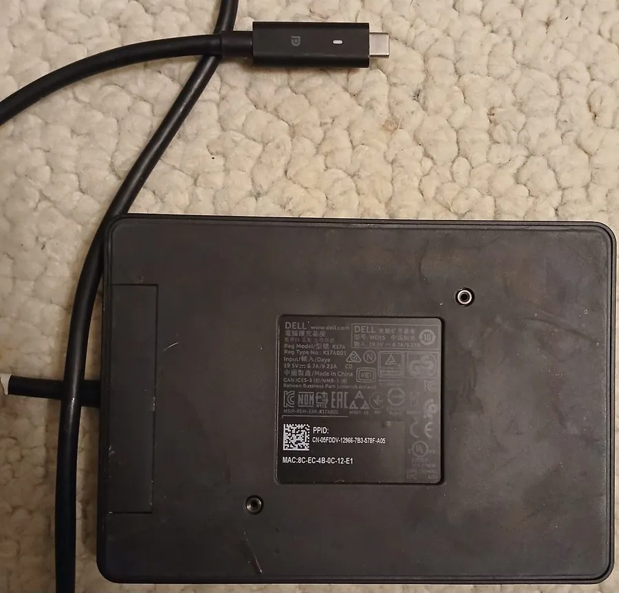 Док-станция Dell USB-C Docking Station K17A001 EUC