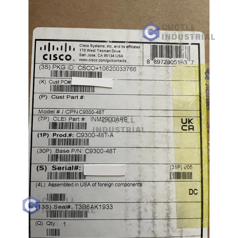 Коммутатор Cisco C9300-48T-A 9300 48-port data only Network Advantage