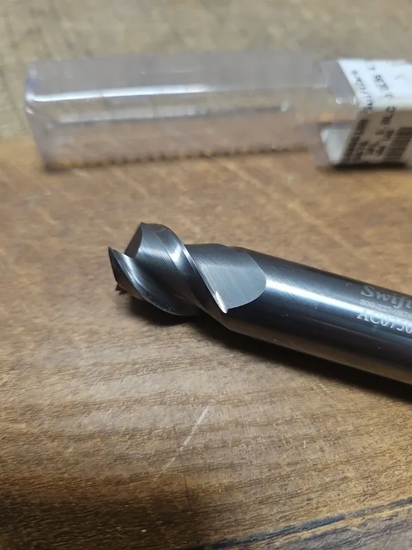 Режущий инструмент SwiftCarb ¾" 3 Flute Carbide Cr Endmill ¾" Shank AC07503CS009 — фото лота 1