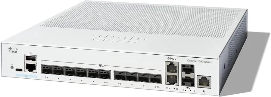 Коммутатор Cisco C1300-12XS 12-port Gigabit switch