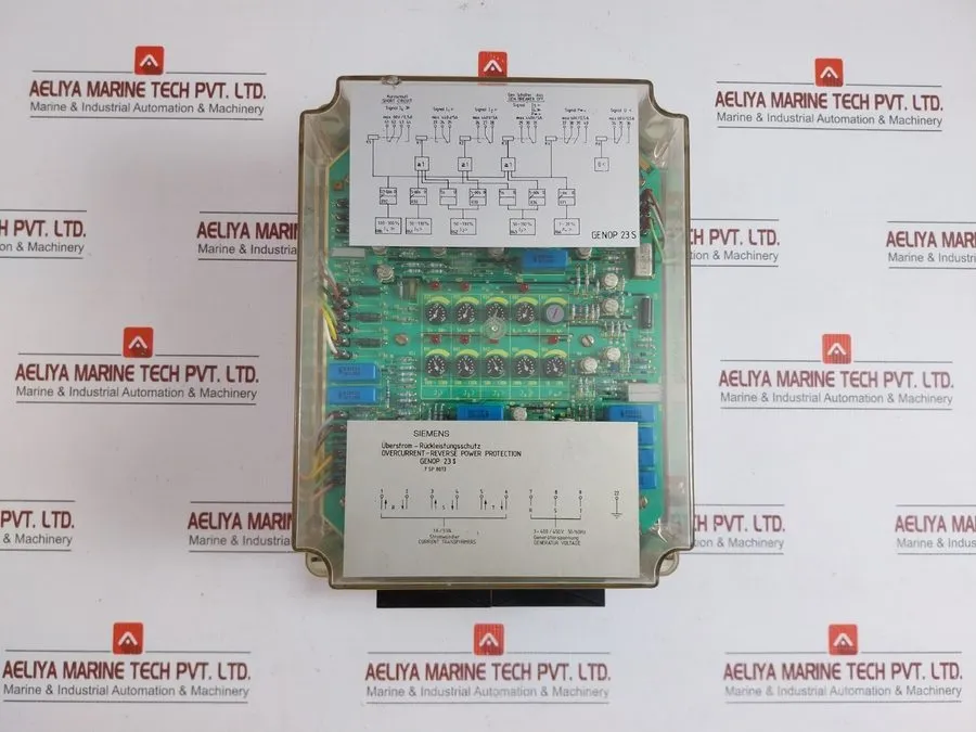 Реле защиты SIEMENS GENOP 23S Overcurrent-reverse Power Protection Relay 3-400/4