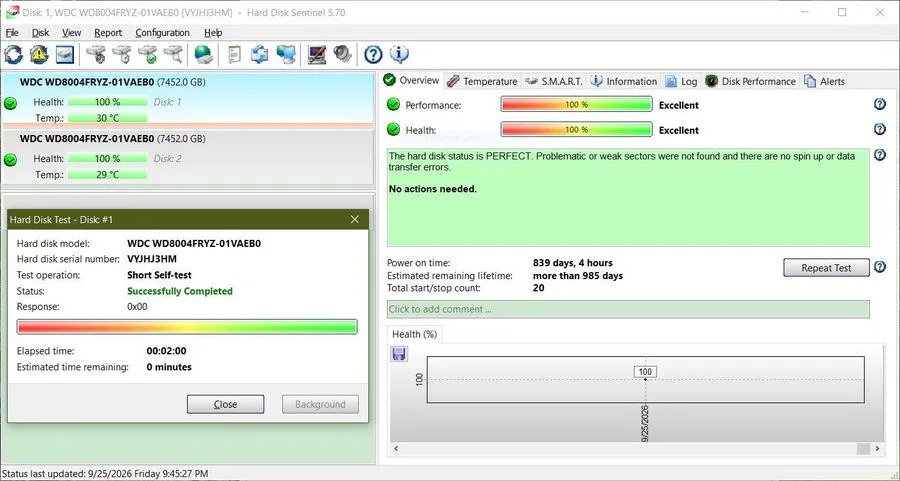 Жёсткий диск Western Digital WD Gold 8TB Enterprise HDD WD8004FRYZ 7200RPM 256MB — фото лота 2