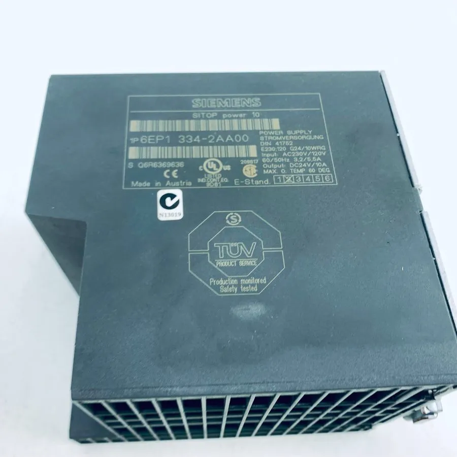 Блок питания Siemens SITOP 6EP1334-2AA00 DIN Rail Power Supply 24VDC 10A 240W GH