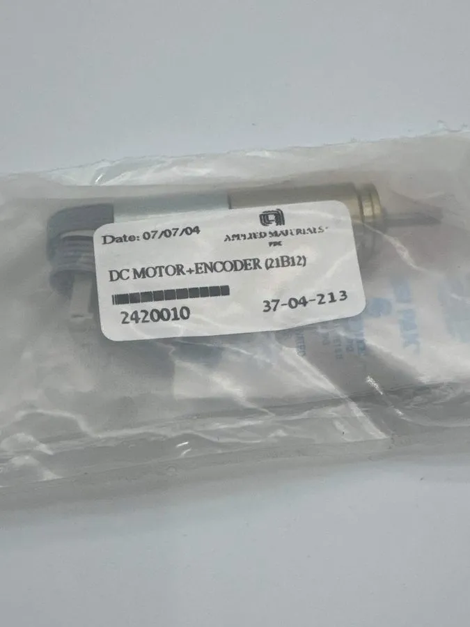 Электродвигатель 2420010 Applied Materials DC MOTOR + ENCODER — фото лота 1