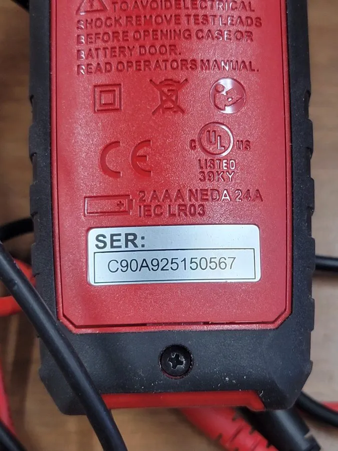 Тестер Milwaukee 2235-20 400 Amp 400A 600V AC/DC Clamp Meter — фото лота 2