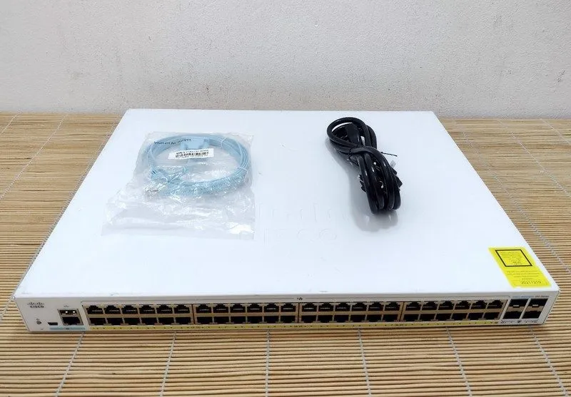 Коммутатор Cisco CBS350-48P-4G 48-Port Gigabit PoE+ Managed Switch 370W 4x SFP