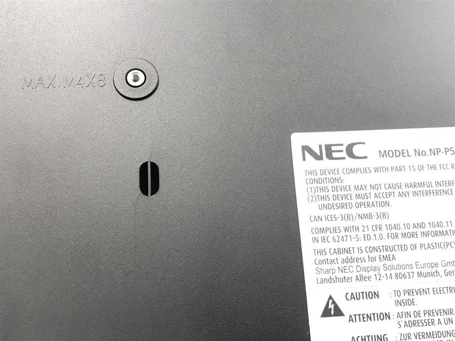 Проектор NEC NP-P506QL 5000-Lumen 4K UHD 3D Laser DLP Conference Room Projector — фото лота 3