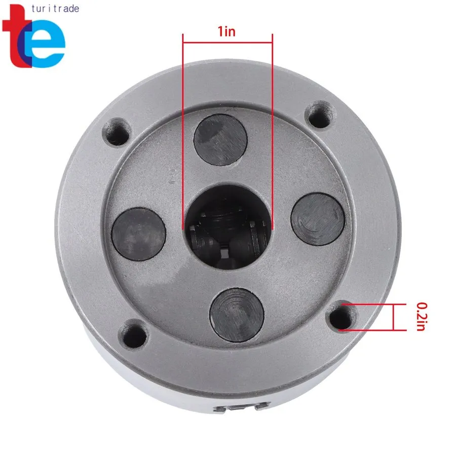 Режущий инструмент 4 Jaw Metal Lathe Chuck Self Centering K72-100 100mm 3.93" Ca — фото лота 2