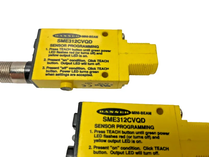 Фотоэлектрический датчик BANNER SME312CVQD MINI BEAM PHOTOELECTRIC SENSOR