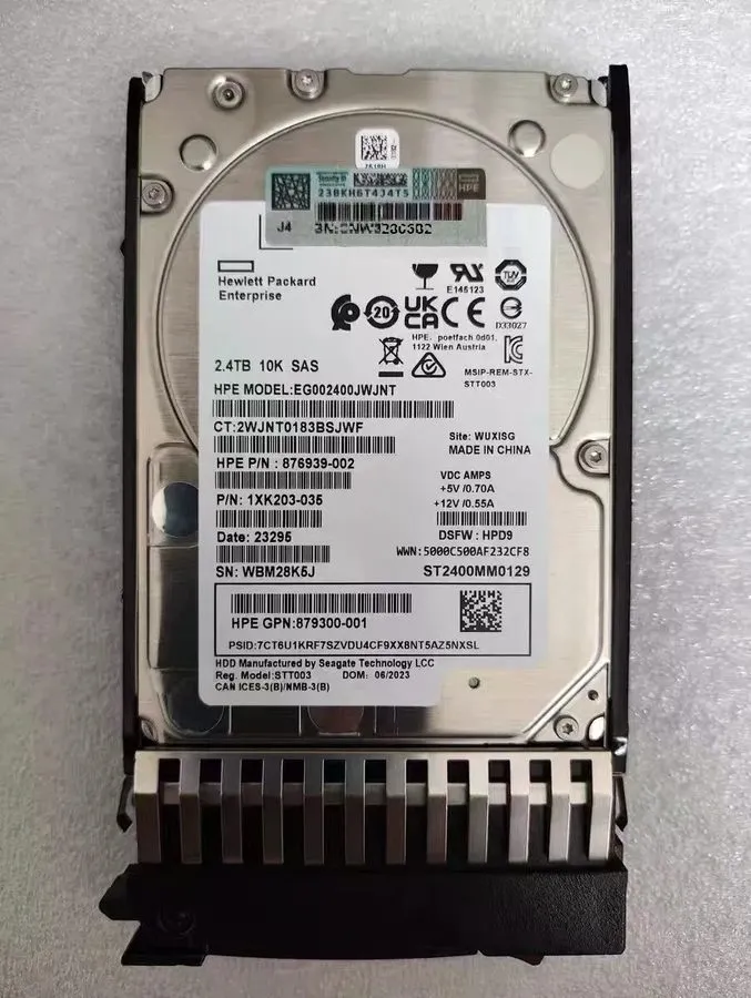 Жёсткий диск HPE 2.4TB 10K 12G SAS 2.5" SFF HDD Q2R41A 100% Health