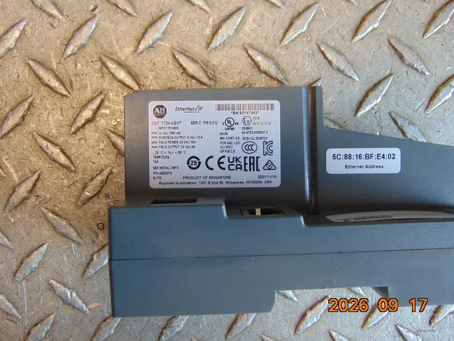Модуль ввода-вывода Allen-Bradley 1734-AENT/B POINT I/O EtherNet/IP Adapter Seri