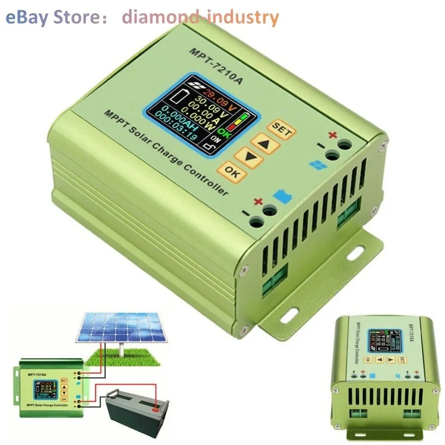 Аккумулятор LCD Display MPT-7210A MPPT and DC-DC Solar Panel Charge Controller 2